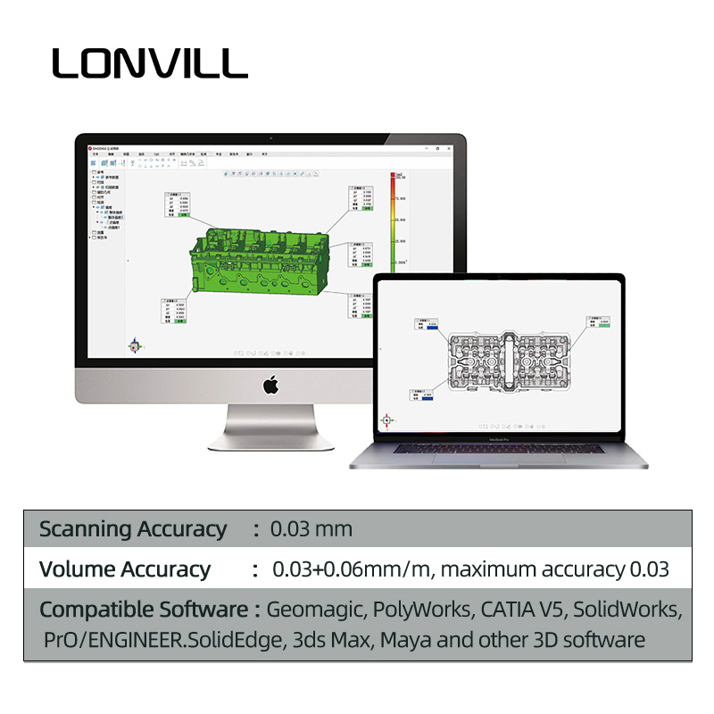 Portable Handheld High Precisi - огляд і ціна Handheld 3D Scanner High Precision