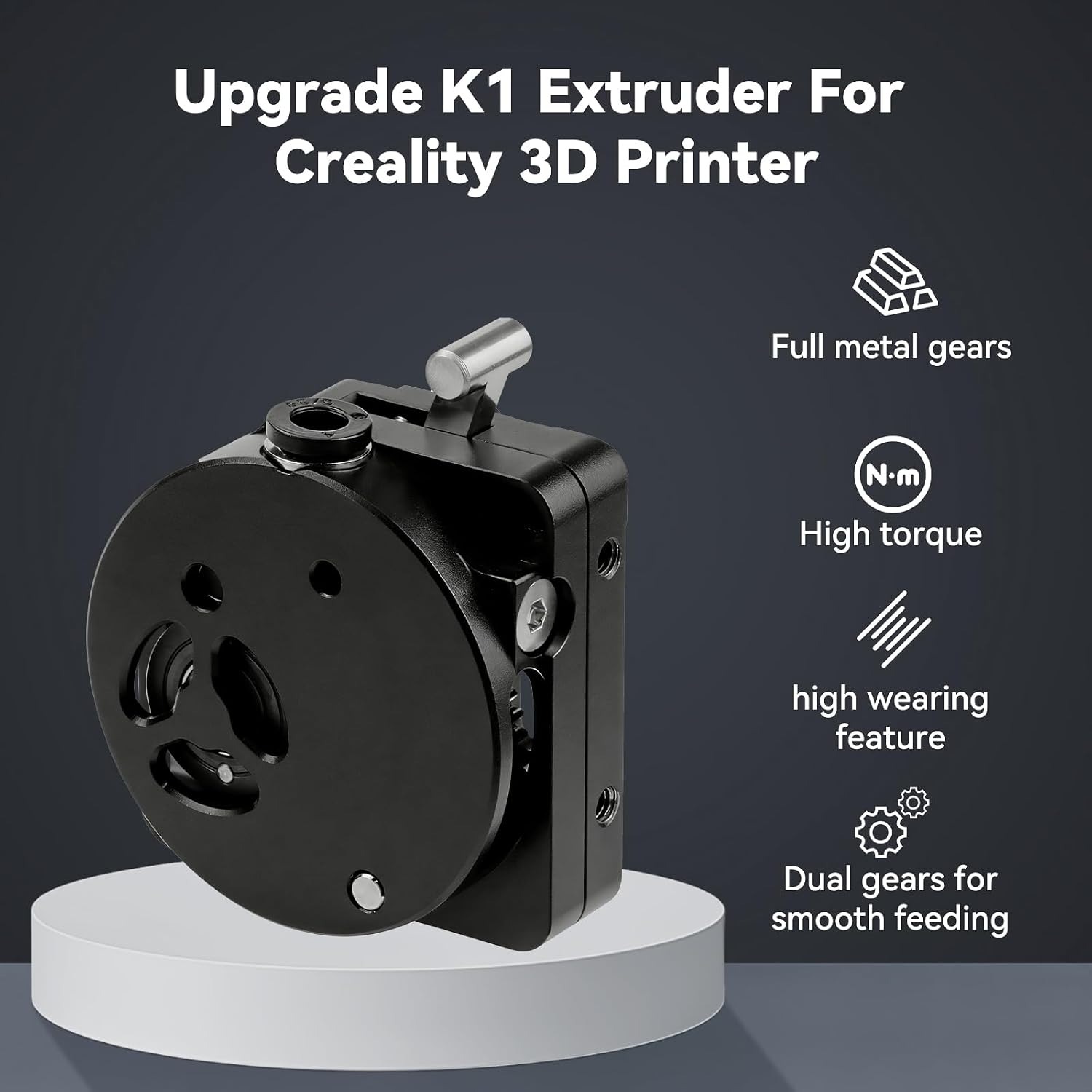 K1/K1 Max/K1C/K1 SE Upgraded K - огляд і ціна Direct Drive Dual Gear Extruder High Speed